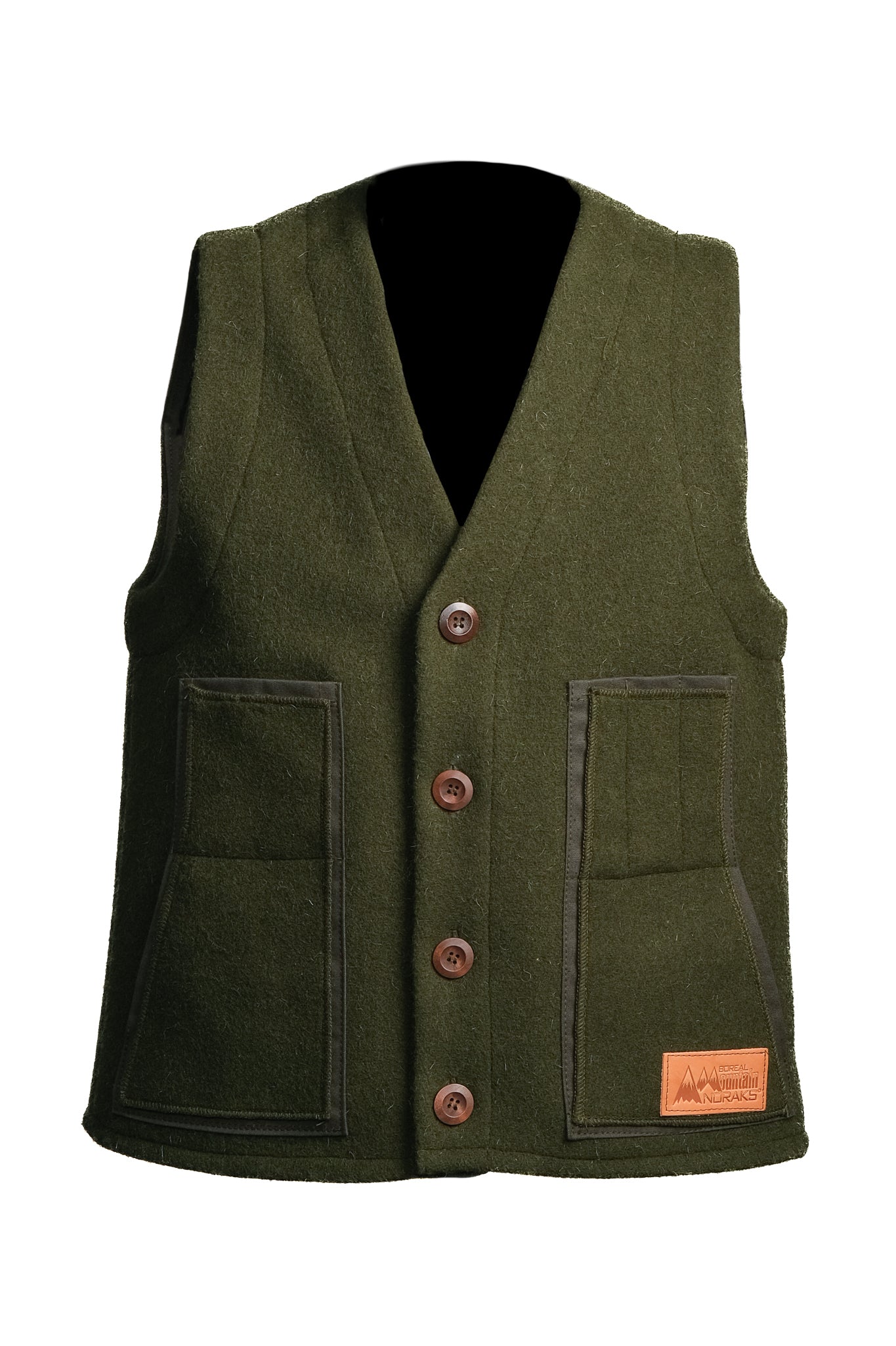 The Loden Green Vest | Boreal Mountain Anoraks