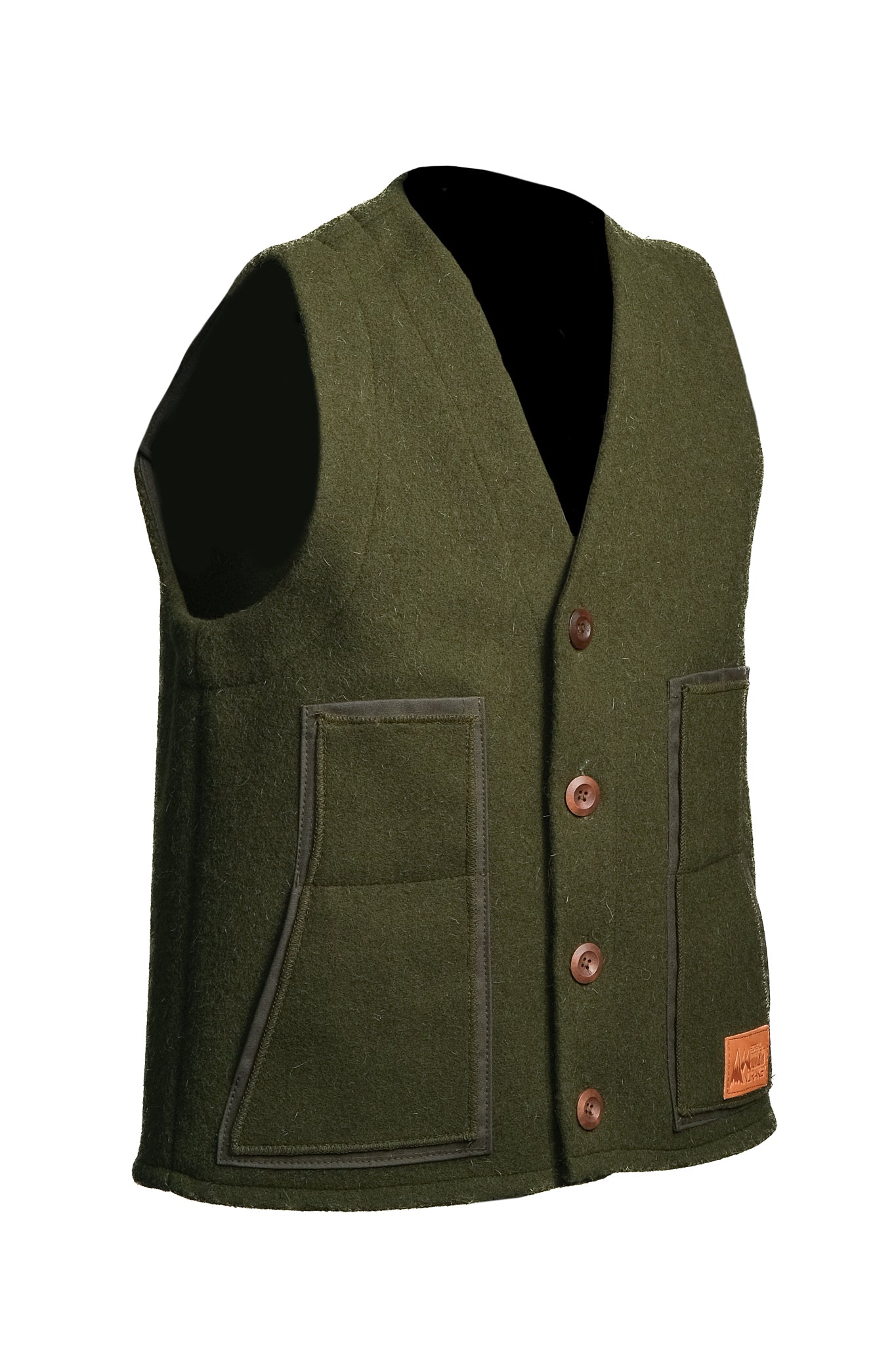 The Loden Green Vest | Boreal Mountain Anoraks