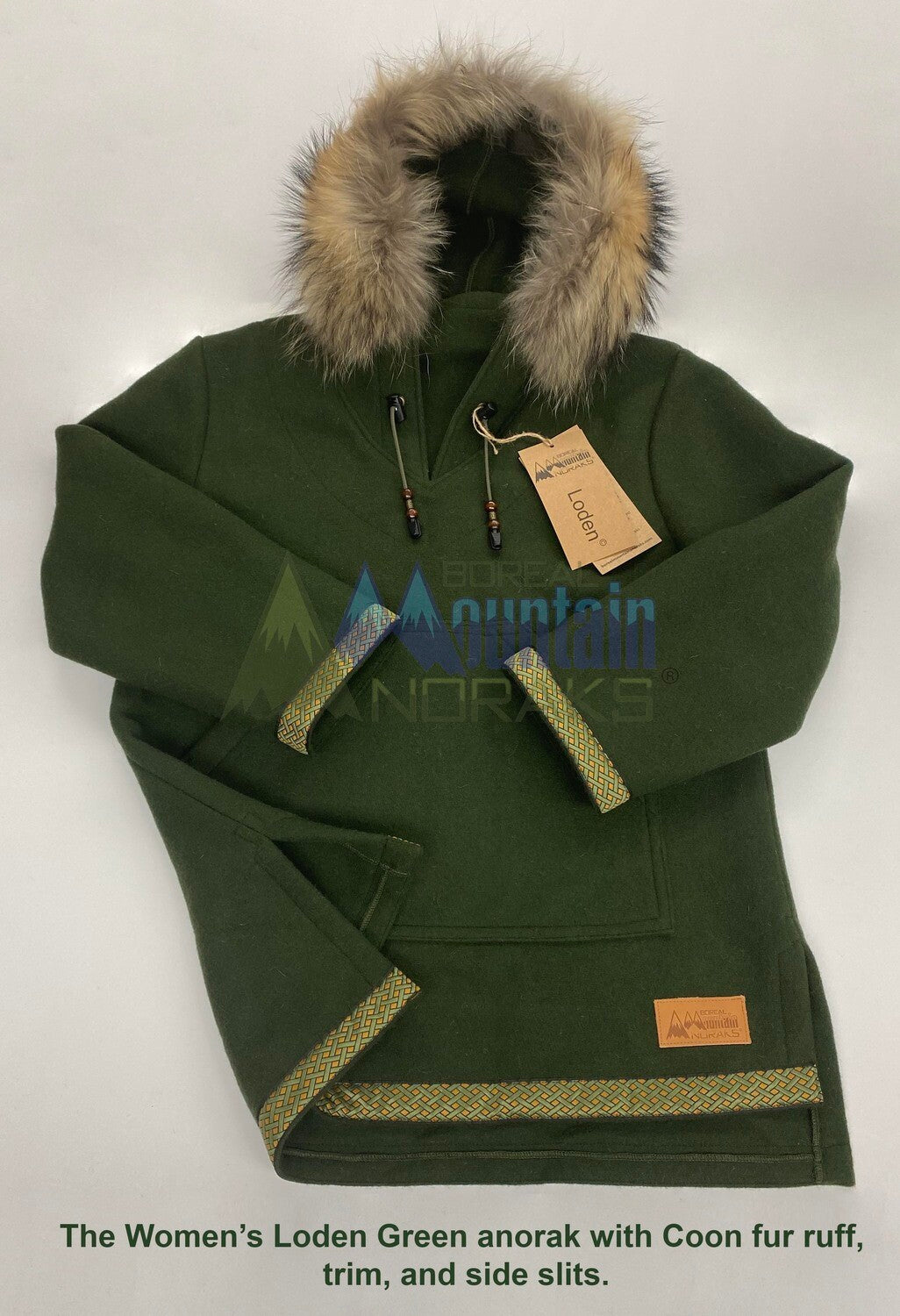 Womens green anorak jacket sale