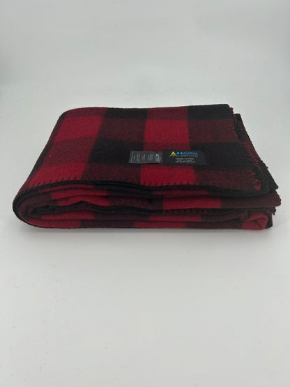 Buffalo Plaid Wool Blanket